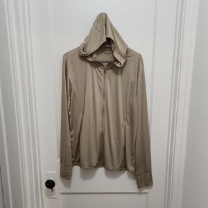 Baleaf Tan Women's Lightweight Zip Front Hoodie Jacket Size XL